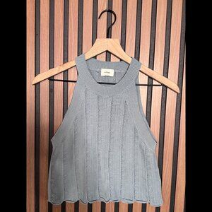 Wilfred Tank Top Small Womens Blue Crotchet Knit Nylon Stretch